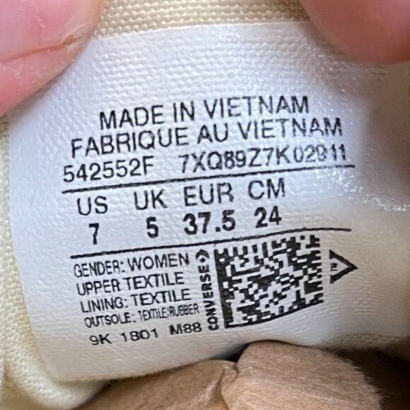 Converse Chuck Taylor All Star Shoreline Womens Size 7 Athletic Shoes Sneakers - Picture 9 of 10